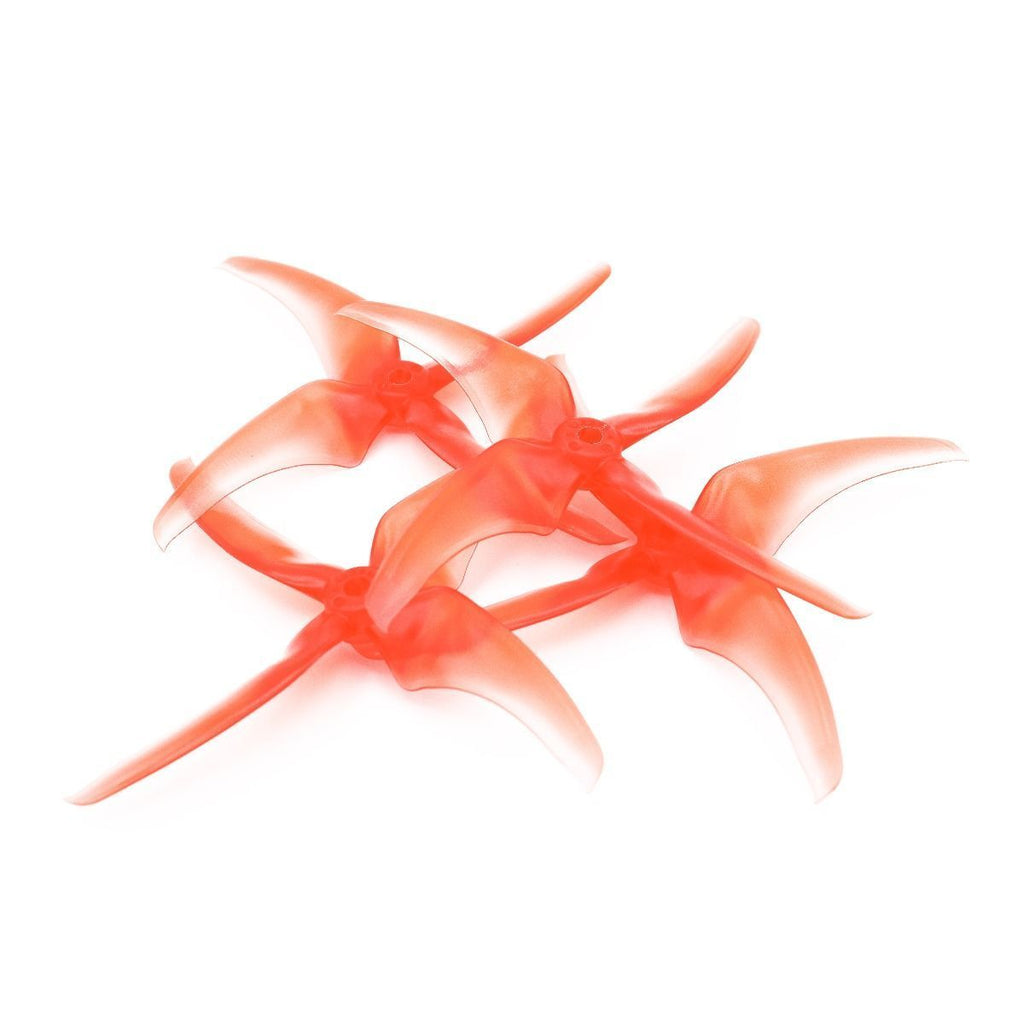 Avan Scimitar 5x2.8x4 FOUR BLADE Propellers 1 Pack (4 Pieces) Red