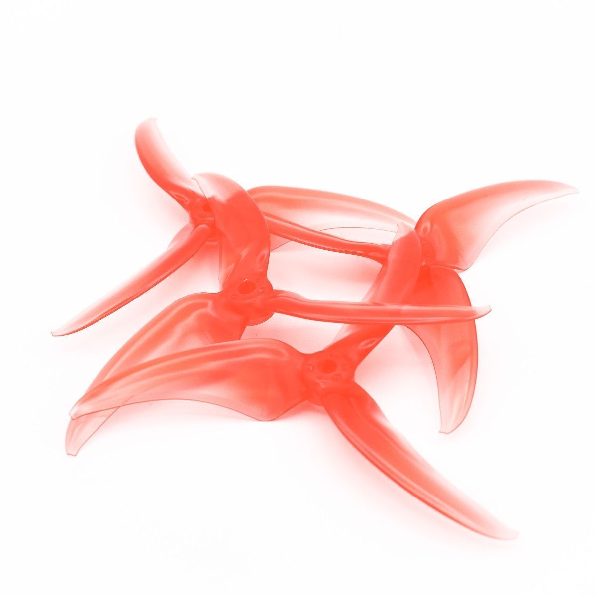 Avan Scimitar 5x3.0x3 THREE Blade Propellers 1 Pack (4 Pieces) Red