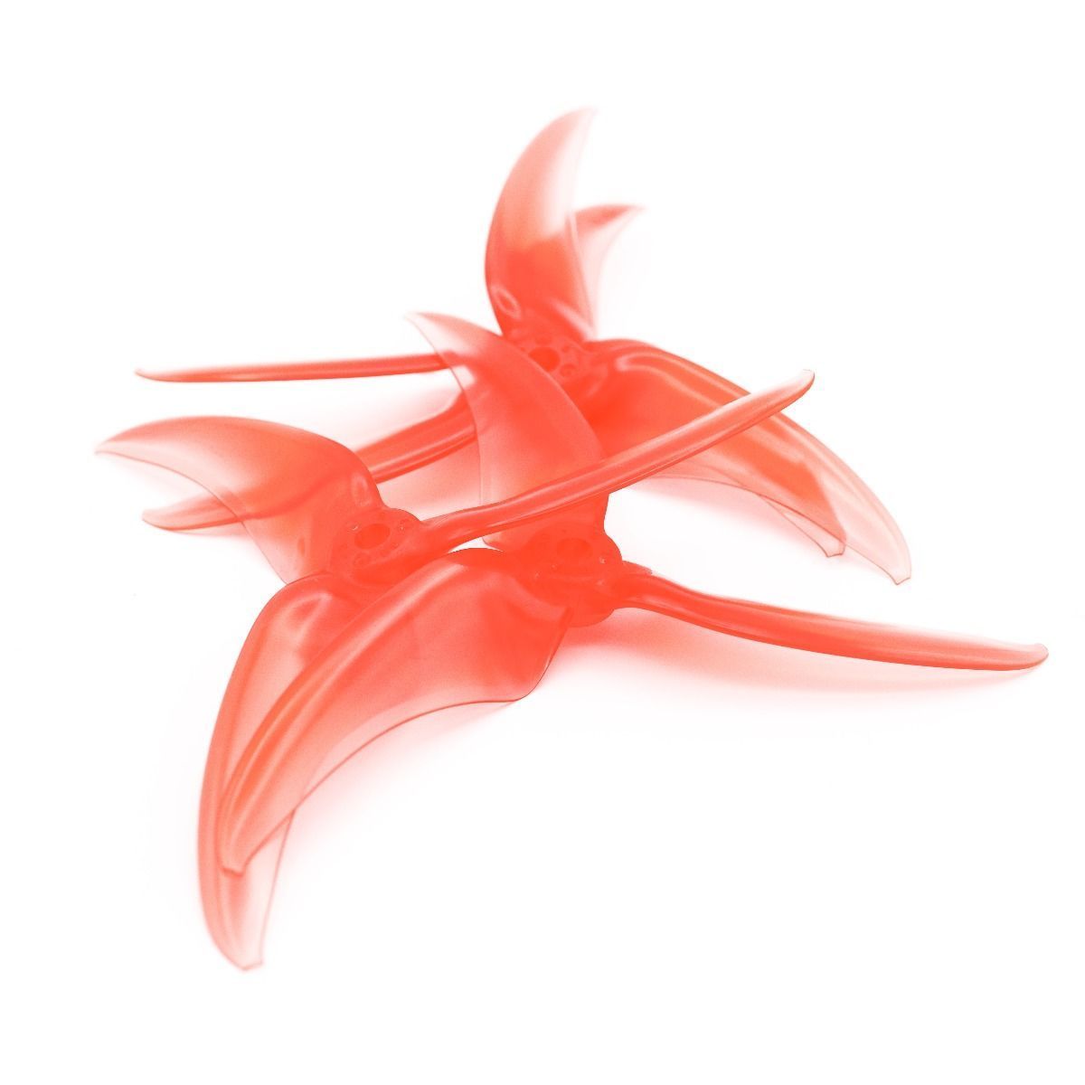 Avan Scimitar 5x3.0x3 THREE Blade Propellers 1 Pack (4 Pieces) Red