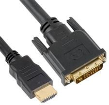 Astrotek HDMI to DVI-D Adapter Converter Cable 2m - Male to Male 30AWG OD6.0mm Gold Plated RoHS Black PVC Jacket [PC]