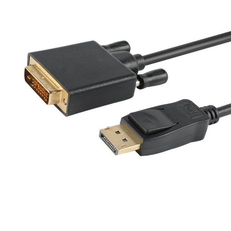 Astrotek DisplayPort DP to DVI-D Male to Male Cable 2m 24+1 Gold plated Supports video resolutions up to 1920x1200/1080P Full HD @60Hz [PC]