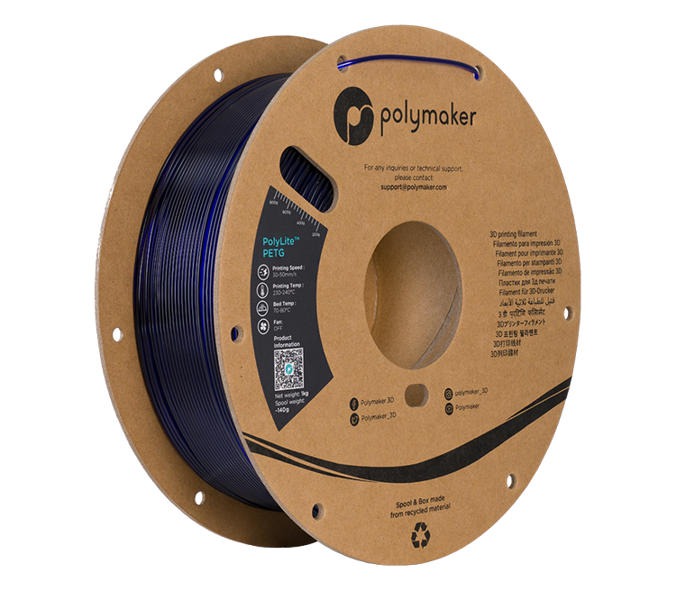 Polymaker PolyLite PETG 1.75mm Filament 1kg