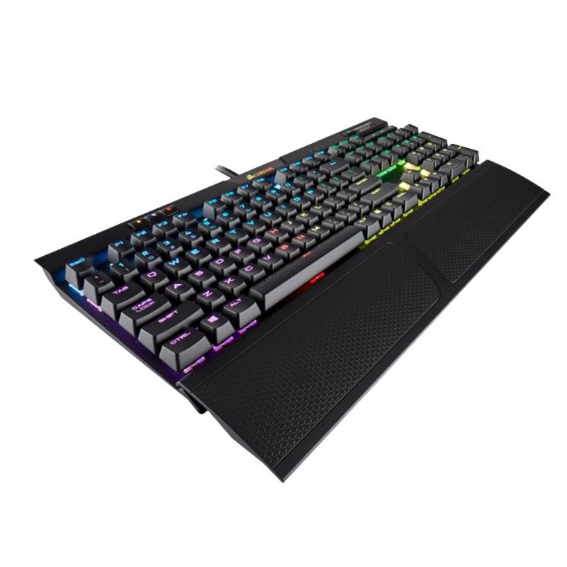 Corsair K70 MK.2 RGB Gaming Cherry MX Blue, Backlit RGB LED, Aluminium Frame Mechanical Keyboard CH-9109011-NA [PC]