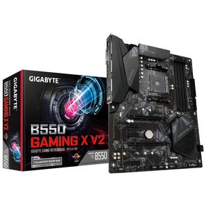 Gigabyte B550 GAMING X V2 AMD Ryzen ATX Motherboard 4xDDR4 4xSATA 2xM,2 LAN RAID HDMI DVI-D 2xPCIE3.0x16 4xUSB3.2 6xUSB2.0 [PC]