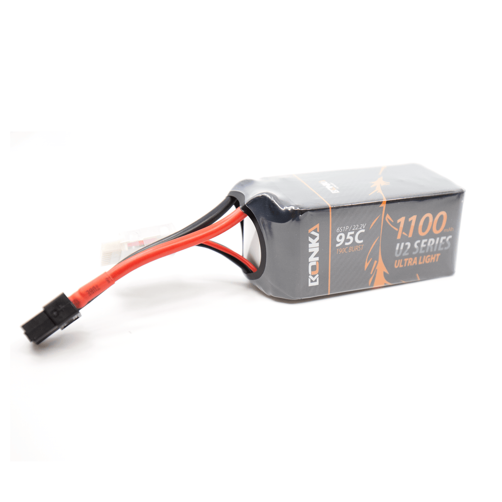 Bonka 1100mAh 95c 6s XT60 Lipo Battery BKU2-1100/95-6S [DG]