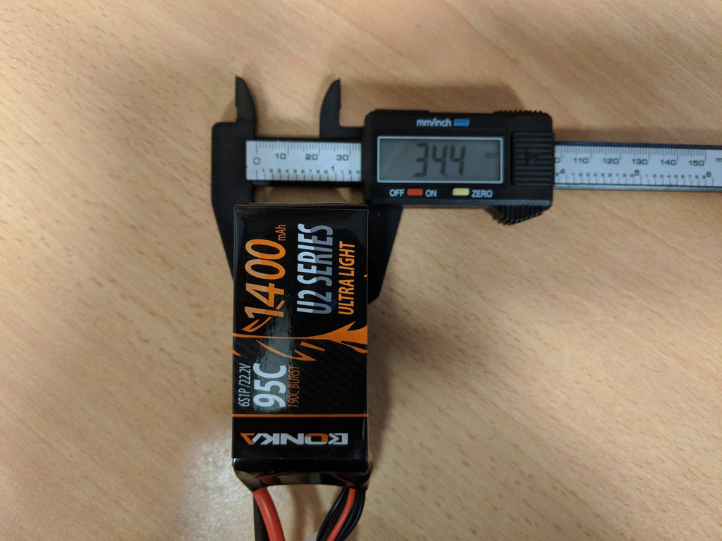 Bonka 1400mAh 6S 22.2V 95C Lipo Battery BKU2-1400/95-6S - Phaser FPV