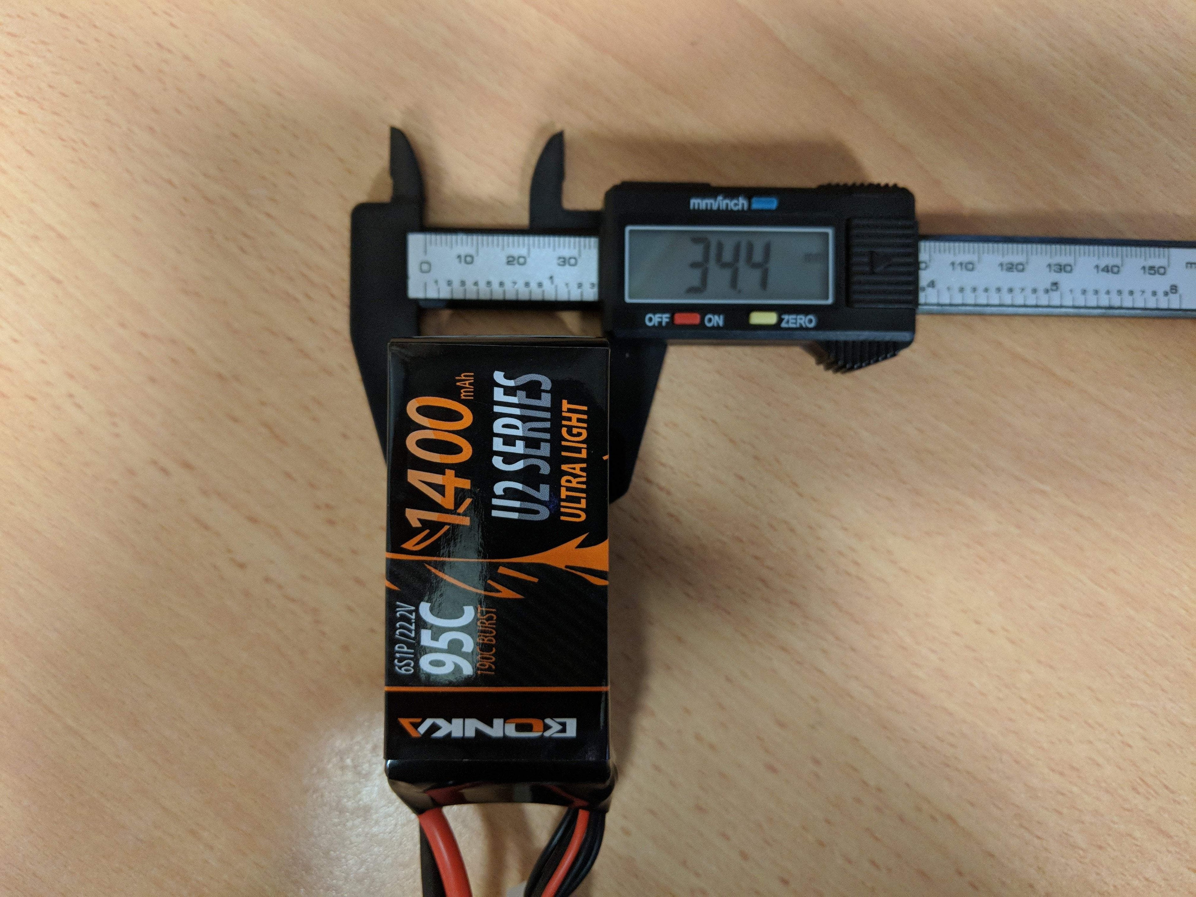 Bonka 1400mAh 6S 22.2V 95C Lipo Battery BKU2-1400/95-6S - Phaser FPV