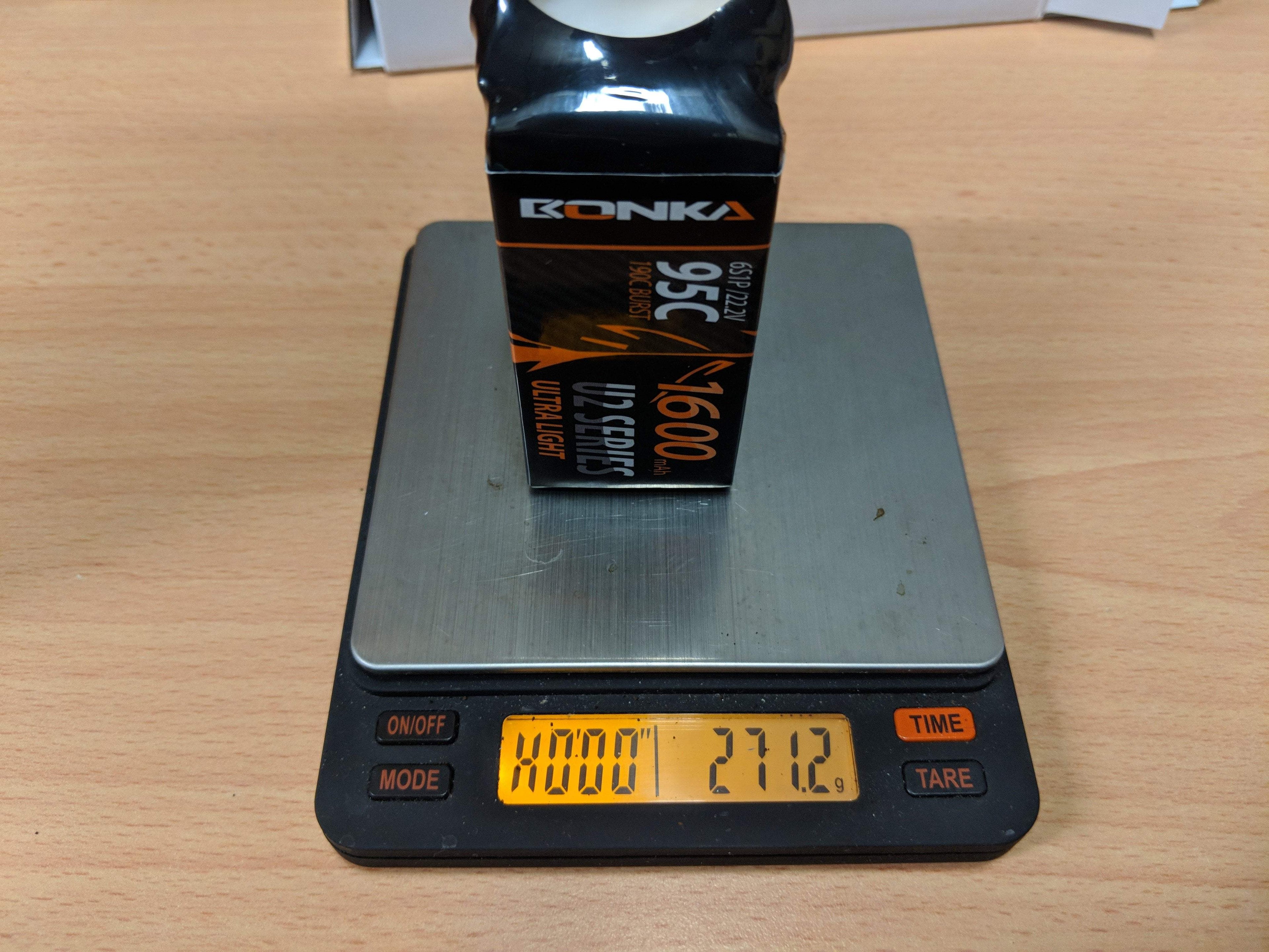 Bonka 1600mAh 6S 22.2V  95C Lipo Battery BKU2-1600/95-6S - Phaser FPV