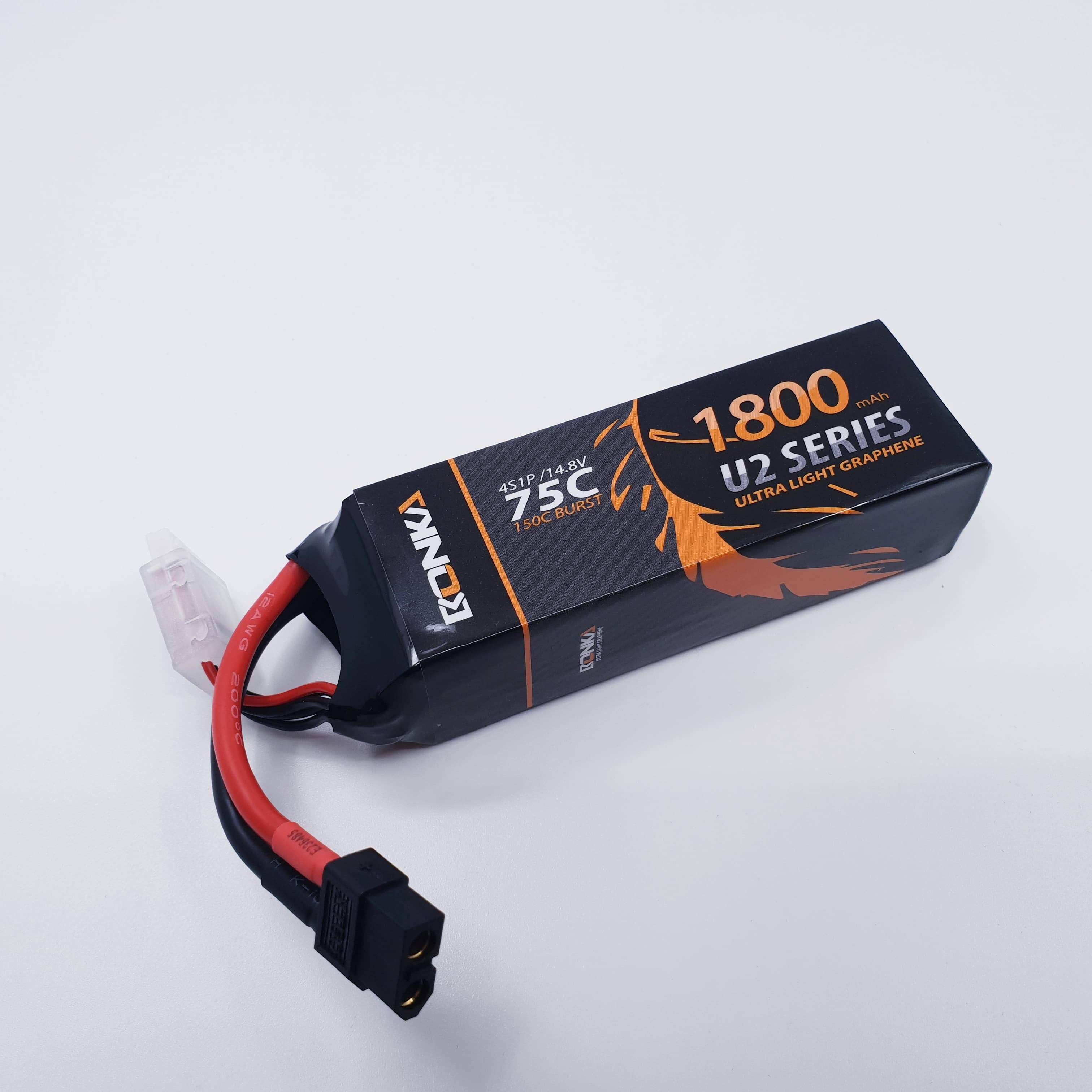 Bonka 1800mAh 75c 4s XT60 Lipo Battery BKU2-1800/75-4S/GR