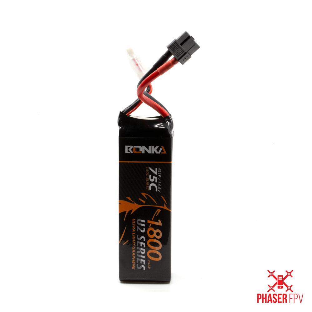 Bonka 1800mAh 75c 4s XT60 Lipo Battery BKU2-1800/75-4S/GR [DG]