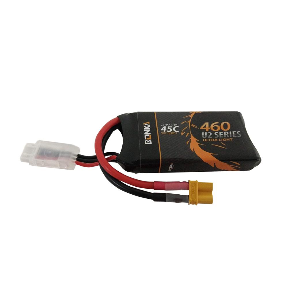 Bonka 460mAh 45c 2s XT30 Lipo Battery BKU2-460/45-2s [DG]