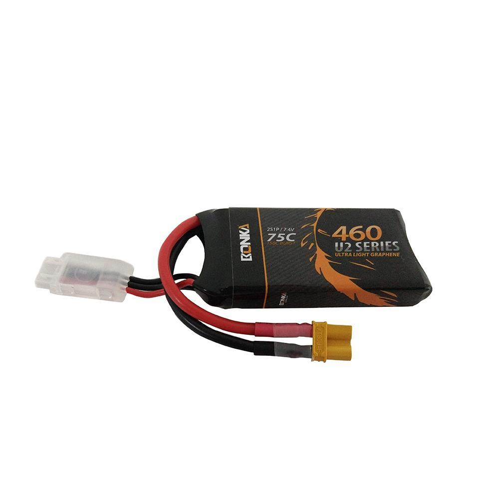 Bonka 460mAh 75c 2s XT30 Lipo Battery BKU2-460/75-2s/GR [DG]