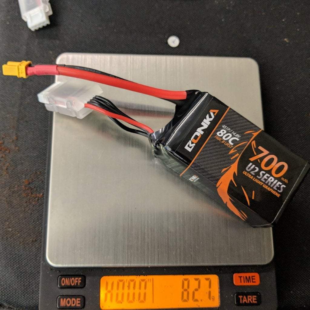 Bonka 700mAh 80c 4s XT30 Lipo Battery BKU2-700/80-4SGR - Phaser FPV