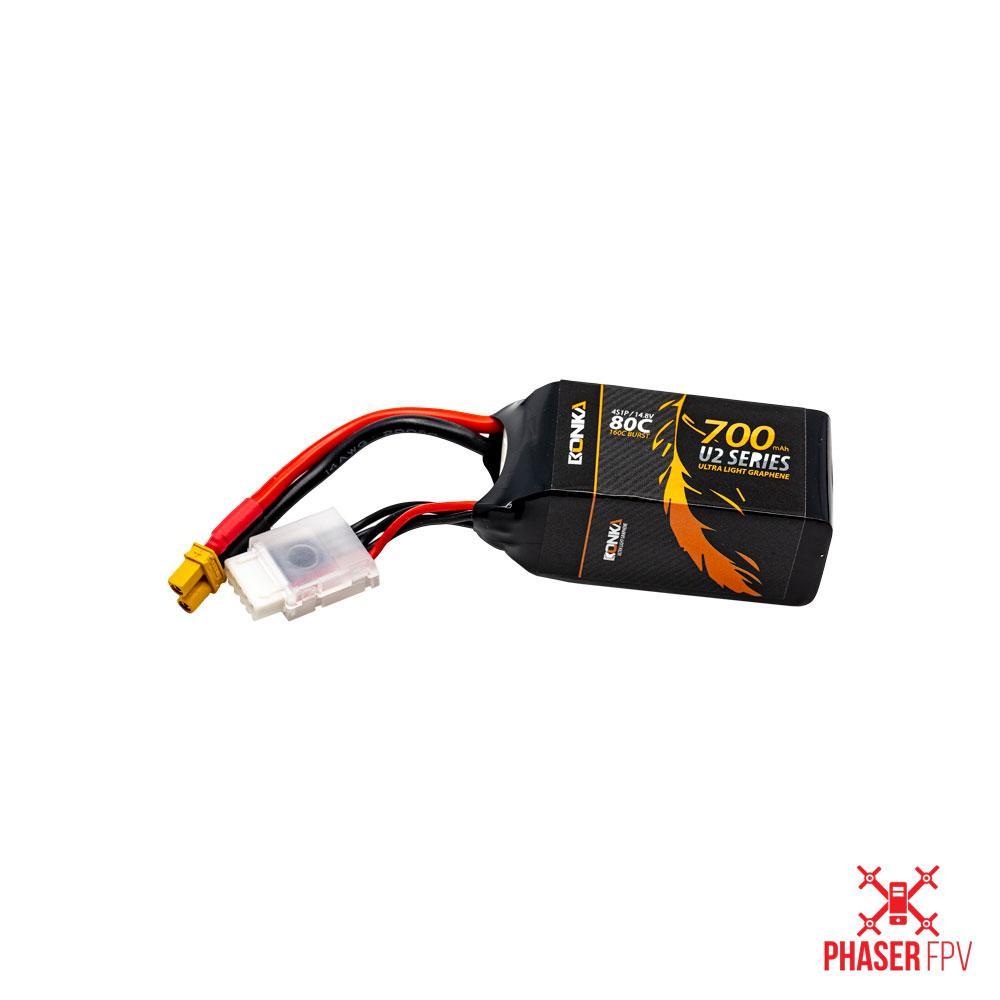 Bonka 700mAh 80c 4s XT30 Lipo Battery BKU2-700/80-4SGR