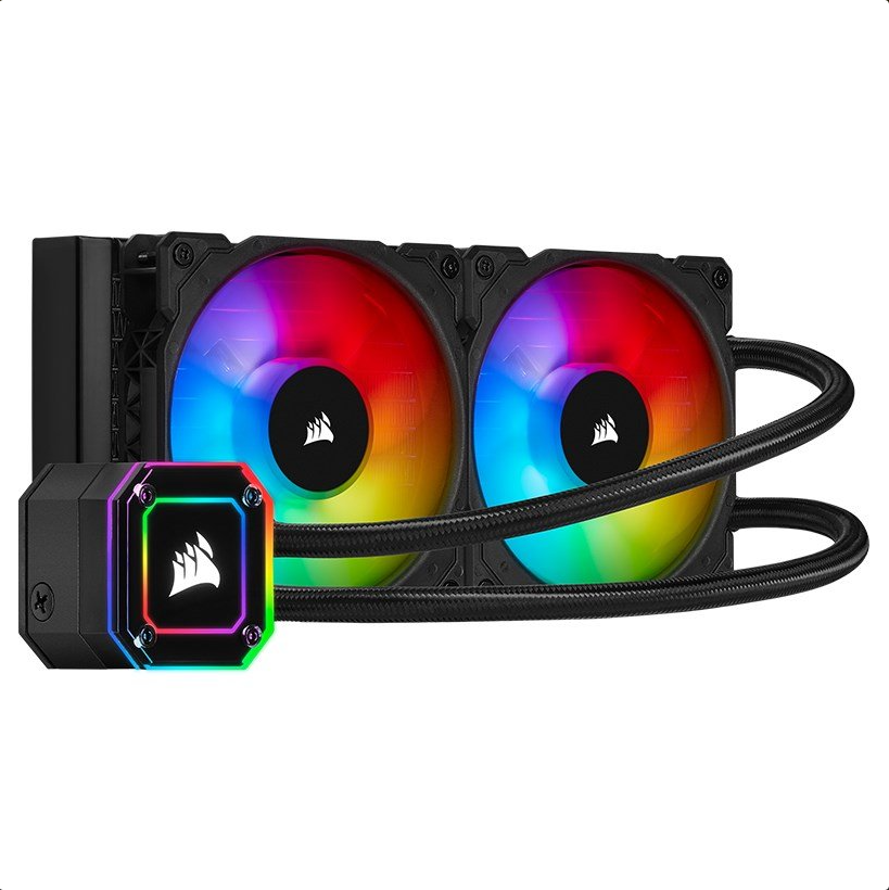 Corsair H115i Elite CAPELLIX 280mm Radiator, 2x ML140 RGB PWM Fans, Ultra Bright RGB Pump Head. Liquid Cooling, 5 Yrs Warranty [PC]