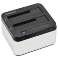 Simplecom SD352 USB 3.0 to Dual SATA Aluminium Docking Station with 3-Port Hub and 1 Port 2.1A USB Charger w/ Offline Clone SIMSD352 [PC]