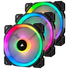 Corsair LL120 RGB 120mm RGB Fan - 3 Pk with Lighting Node Pro CO-9050072-WW [PC]