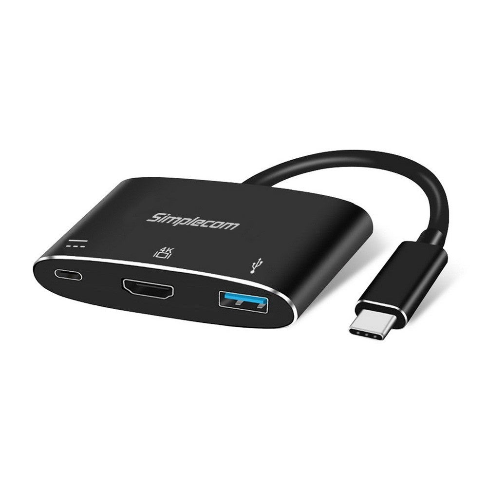 Simplecom DA310 USB 3.1 Type C to HDMI USB 3.0 Adapter with PD Charging (Support DP Alt Mode and Nintendo Switch) [PC]