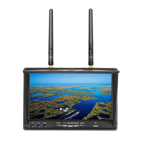 Eachine LCD5802D 5.8G 40CH 7 Inch HD FPV Monitor with DVR Built-in Battery - Phaser FPV