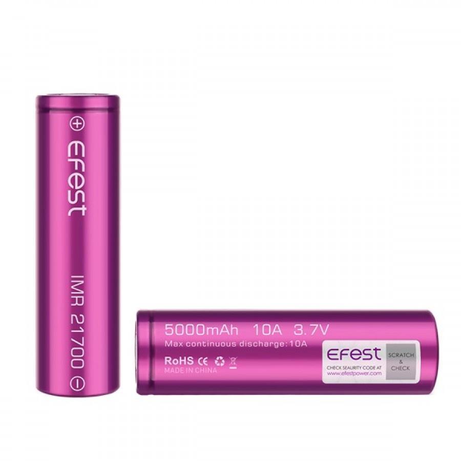 EFEST 21700 5000mAh 10A Battery (2pc)