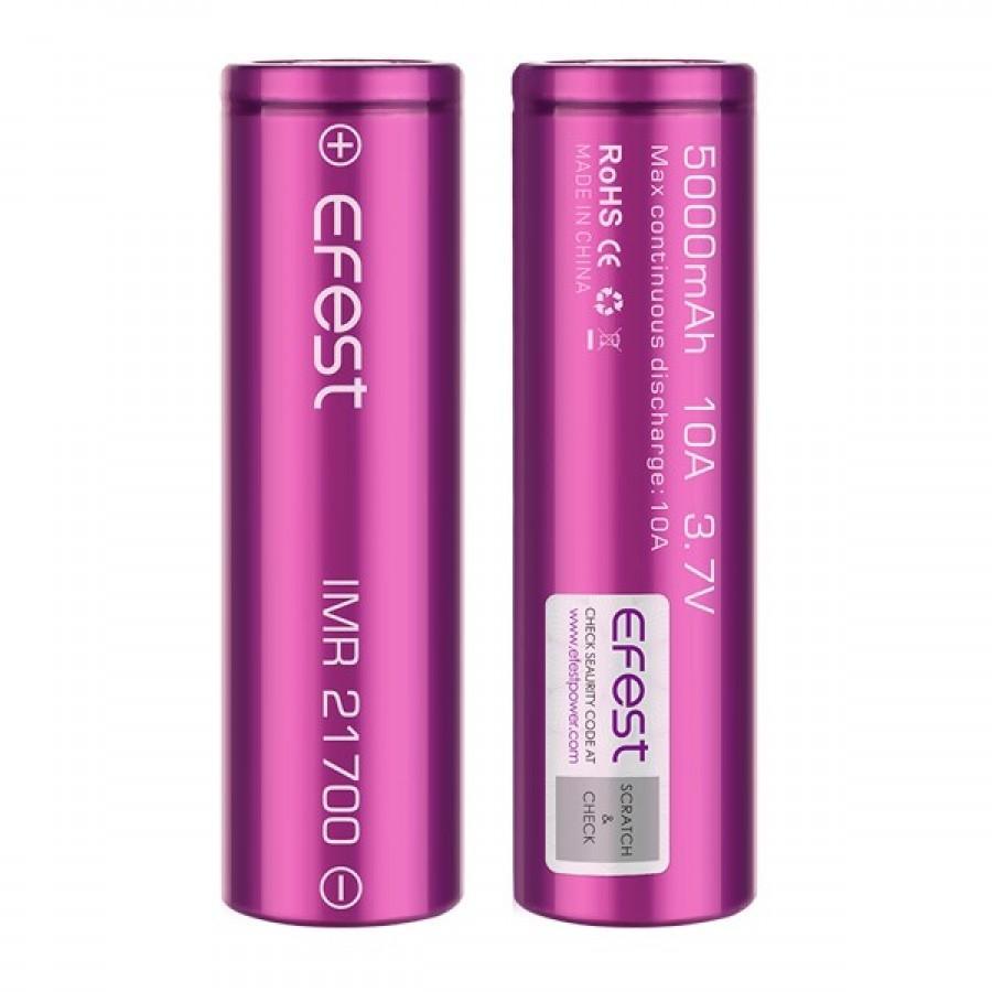 EFEST 21700 5000mAh 10A Battery (2pc)