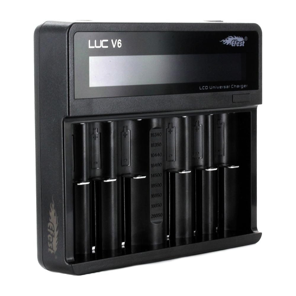 Efest LUC V6 Li ion 6 Bay Charger With Power Bank Function