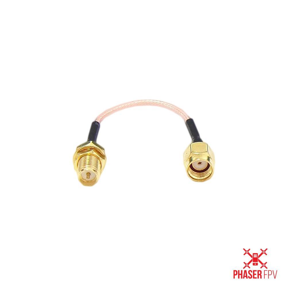 FPV 9cm Extension Cable RP-SMA male to RP-SMA female Straight Cable