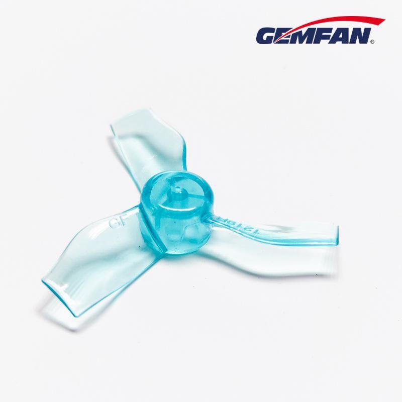 Gemfan 1219-3 31mm 3 Blade (1mm shaft)(8Pcs) Durable Tiny Whoop Props Clear Blue