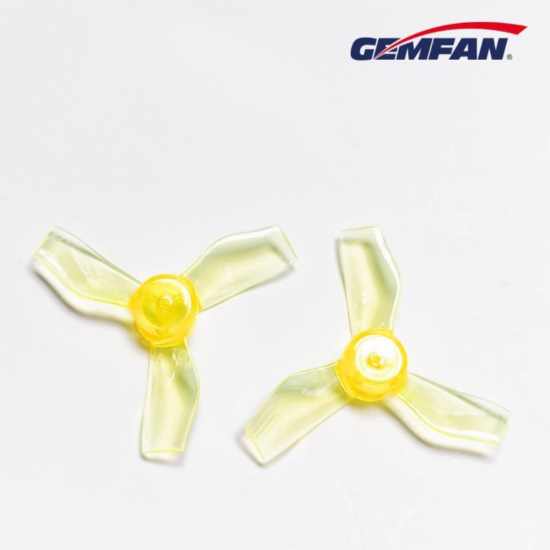 Gemfan 1219-3 31mm 3 Blade (1mm shaft)(8Pcs) Durable Tiny Whoop Props Clear Blue
