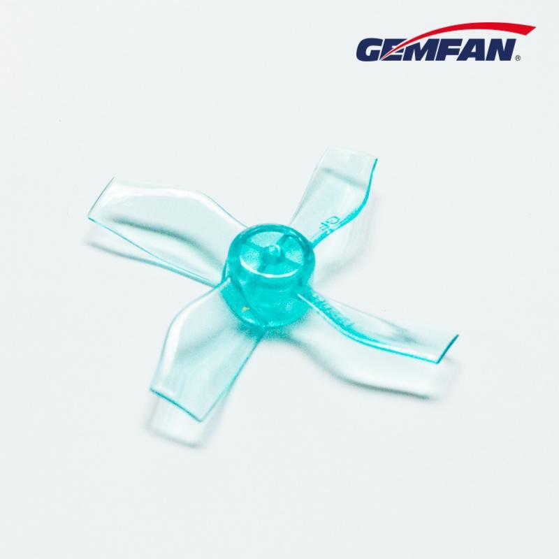 Gemfan 1220-4 31mm 4 Blade (0.8mm shaft)(8Pcs) Durable Tiny Whoop Props Clear Blue