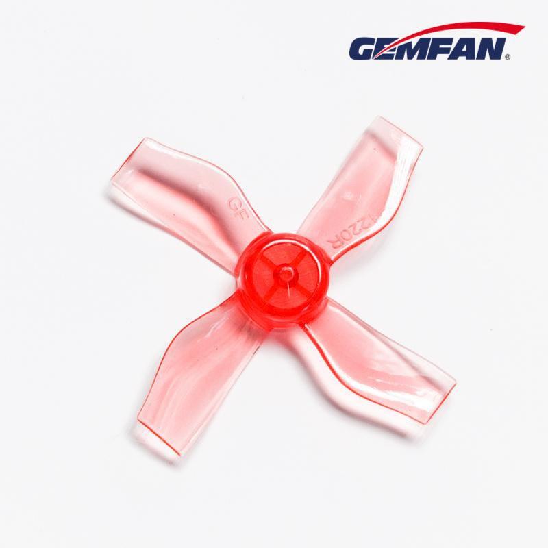 Gemfan 1220-4 31mm 4 Blade (0.8mm shaft)(8Pcs) Durable Tiny Whoop Props Clear Blue