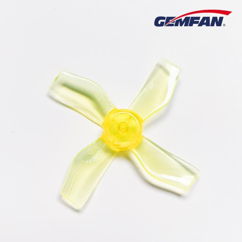 Gemfan 1220-4 31mm 4 Blade (1mm shaft)(8Pcs) Durable Tiny Whoop Props Clear Blue