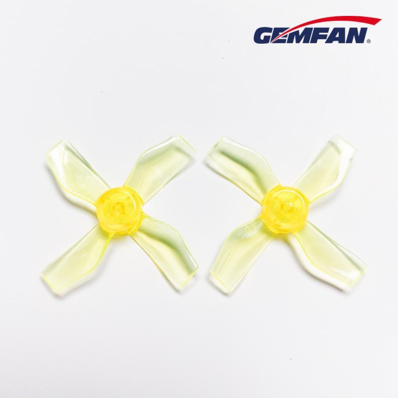 Gemfan 1220-4 31mm 4 Blade (1mm shaft)(8Pcs) Durable Tiny Whoop Props Clear Blue