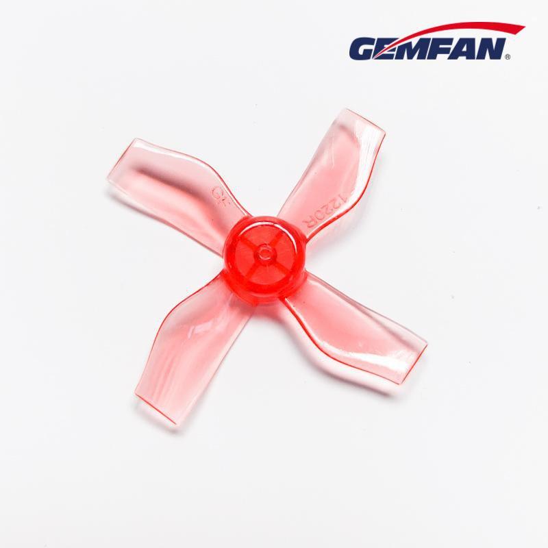 Gemfan 1220-4 31mm 4 Blade (1mm shaft)(8Pcs) Durable Tiny Whoop Props Clear Blue
