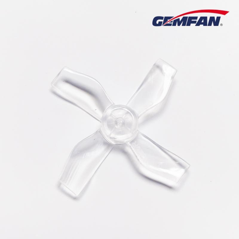 Gemfan 1220-4 31mm 4 Blade (1mm shaft)(8Pcs) Durable Tiny Whoop Props Clear Blue