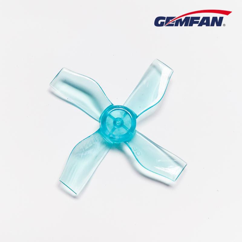 Gemfan 1220-4 31mm 4 Blade (1mm shaft)(8Pcs) Durable Tiny Whoop Props Clear Blue
