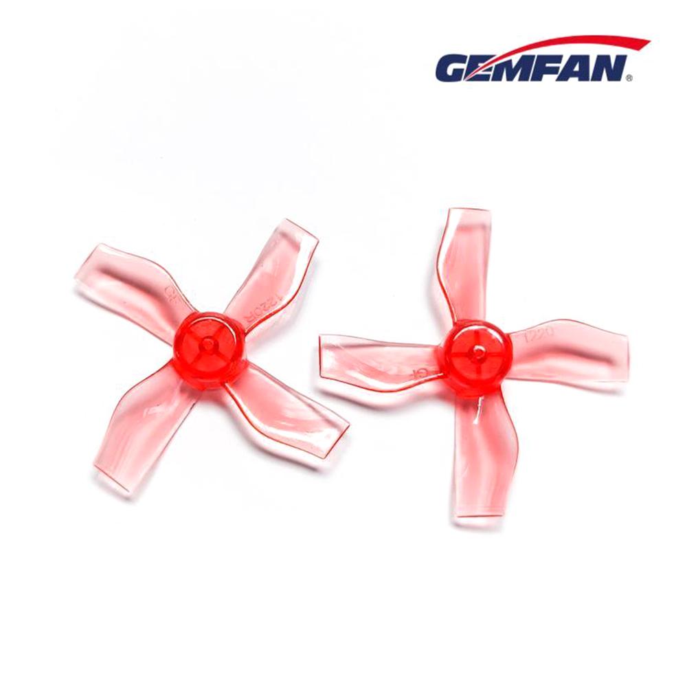 Gemfan 1220-4 31mm 4-Blade Whoop Propeller (0.8mm Shaft - Set of 8)