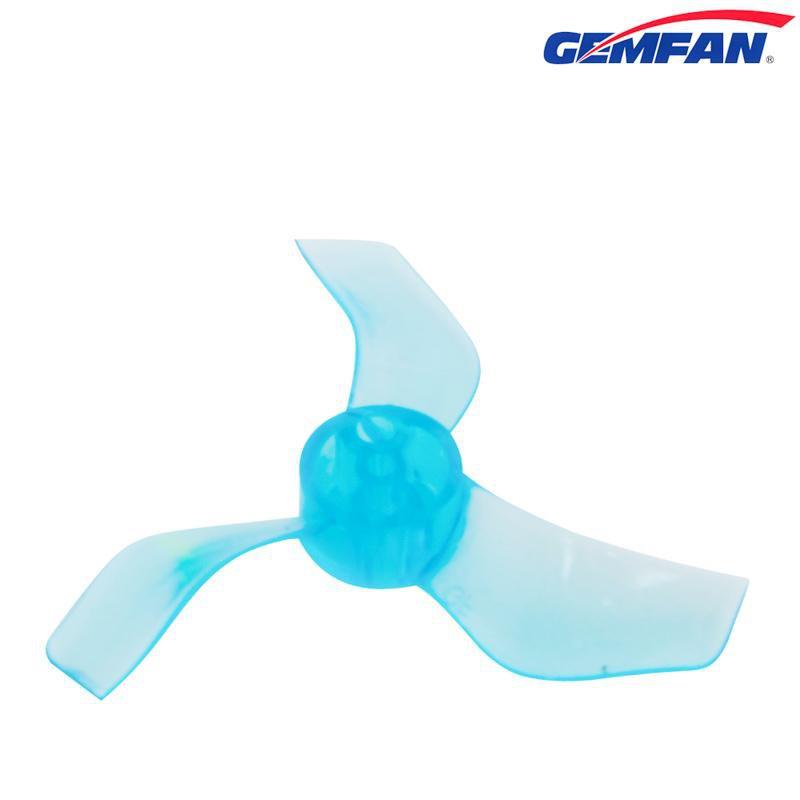 Gemfan 1635-3  40mm 3 Blade (1.5mm shaft) (8Pcs) Durable Tiny Whoop Props Clear Blue