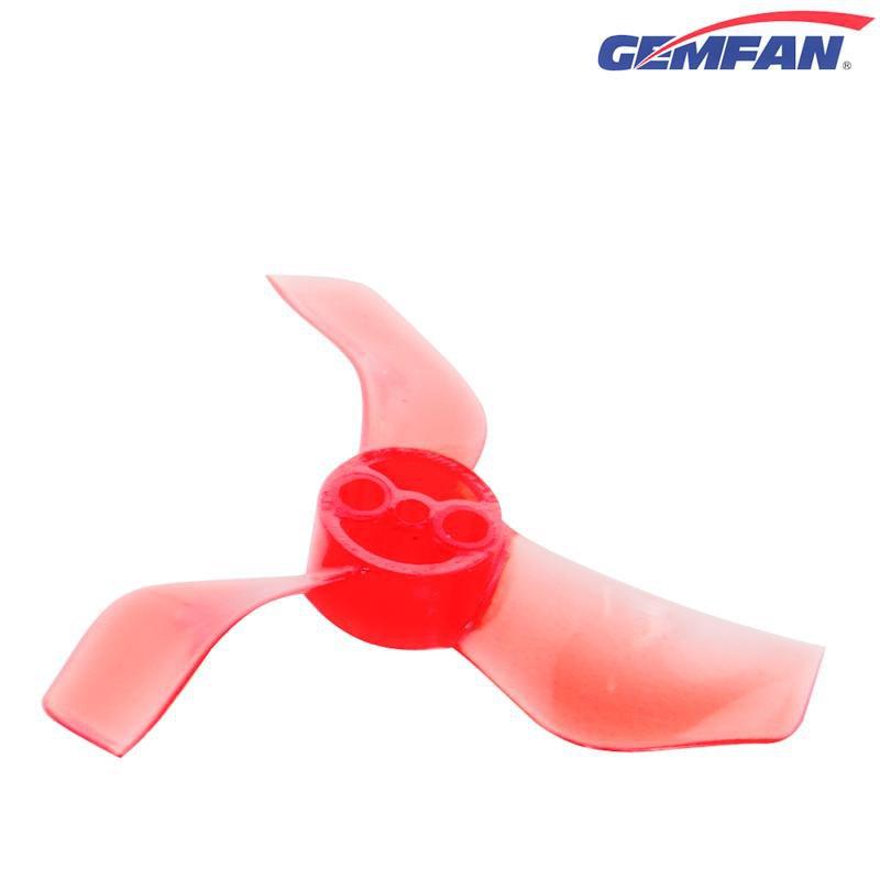 Gemfan 1635-3  40mm 3 Blade (1.5mm shaft) (8Pcs) Durable Tiny Whoop Props Clear Blue