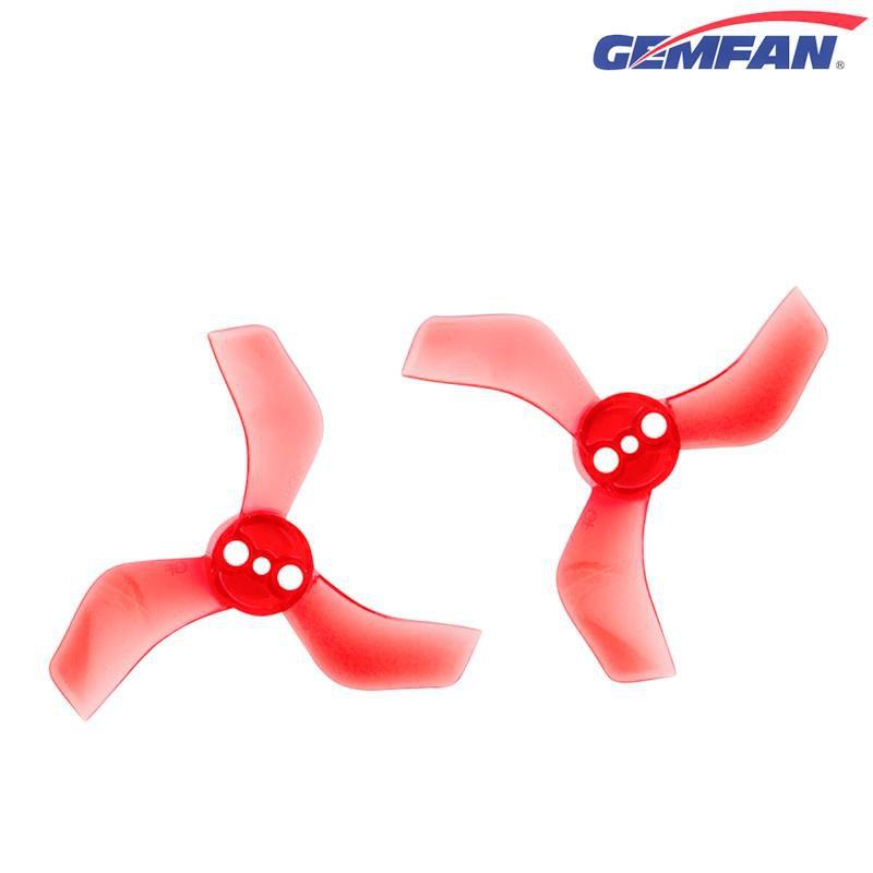 Gemfan 1635-3  40mm 3 Blade (1.5mm shaft) (8Pcs) Durable Tiny Whoop Props Clear Blue
