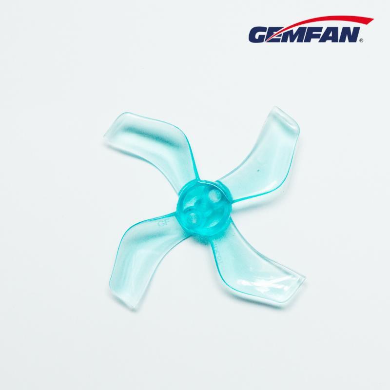 Gemfan 1636-4 40mm 4 Blade (1.0mm shaft)(8Pcs) Durable Tiny Whoop Props Clear Blue