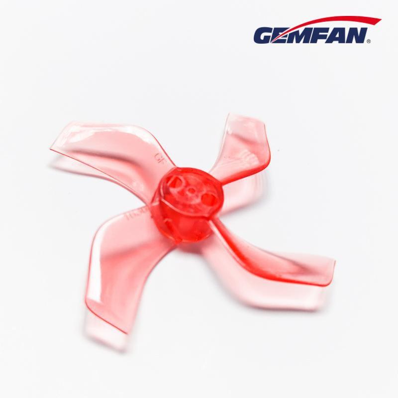 Gemfan 1636-4 40mm 4 Blade (1.0mm shaft)(8Pcs) Durable Tiny Whoop Props Clear Blue