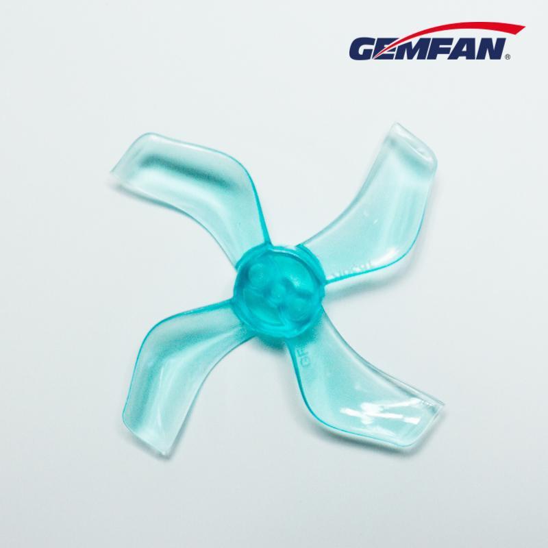 Gemfan 1636-4 40mm 4 Blade (1.5mm shaft)(8Pcs) Durable Tiny Whoop Props Clear Blue