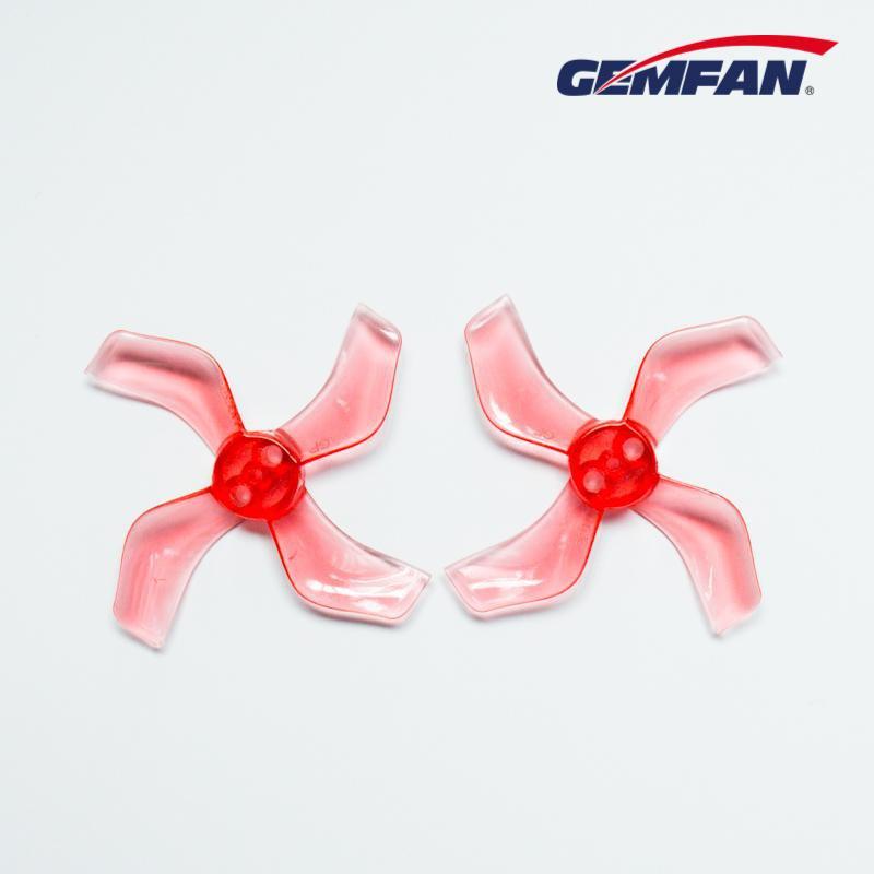 Gemfan 1636-4 40mm 4 Blade (1.5mm shaft)(8Pcs) Durable Tiny Whoop Props Clear Blue