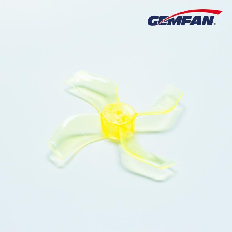 Gemfan 1636-4 40mm 4 Blade (1.5mm shaft)(8Pcs) Durable Tiny Whoop Props Clear Blue