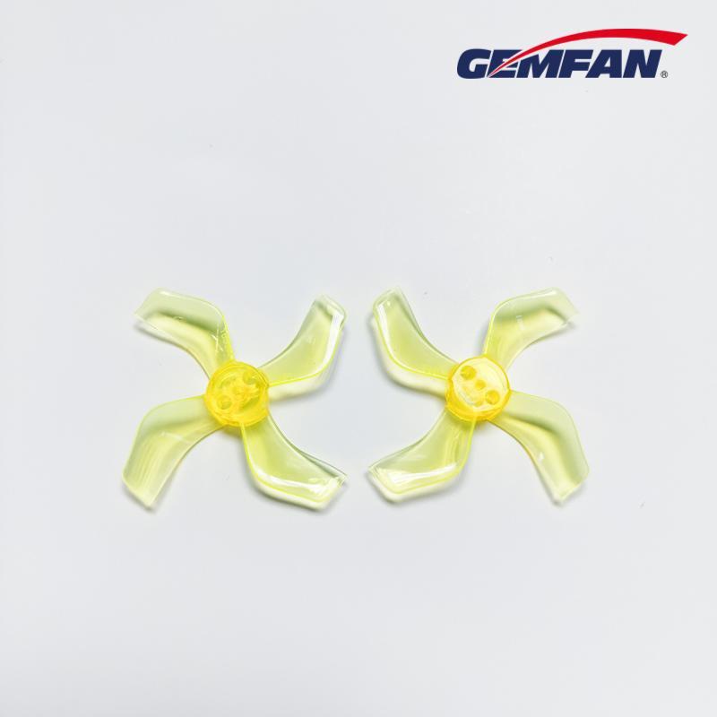 Gemfan 1636-4 40mm 4 Blade (1.5mm shaft)(8Pcs) Durable Tiny Whoop Props Clear Blue
