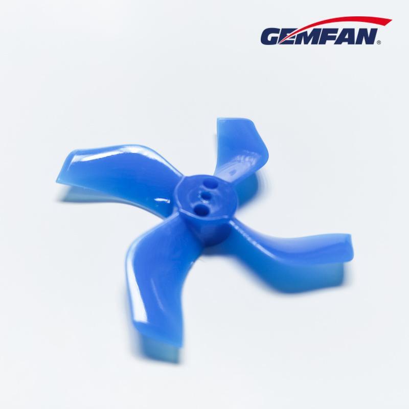 Gemfan 1636-4 40mm 4 Blade (1.5mm shaft)(8Pcs) Durable Tiny Whoop Props Clear Blue