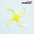 Gemfan 1636-4 40mm 4 Blade (1.5mm shaft)(8Pcs) Durable Tiny Whoop Props Clear Yellow