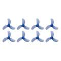 Gemfan 35mm 1.4" 3-Blade Durable Propeller - 1mm Shaft (4CW + 4CCW)