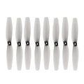 Gemfan 65mm Micro Propellers (1.5mm Shaft - Set of 8) Clear Gray